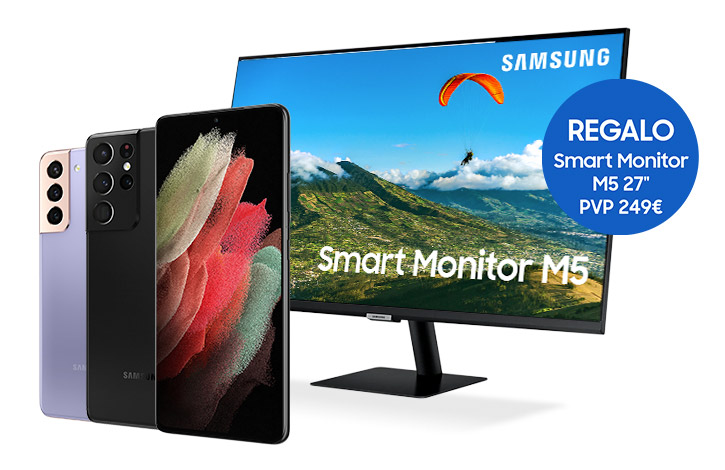 ÚLTIMO DÍA. Samsung te regala un smart monitor por la compra de un smartphone S21 Series