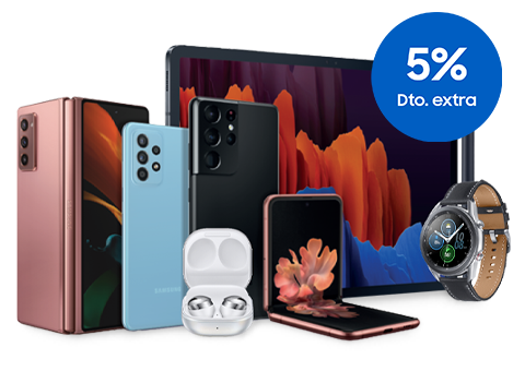 Aprovecha el 5 % descuento de Samsung para que tu productividad no pare