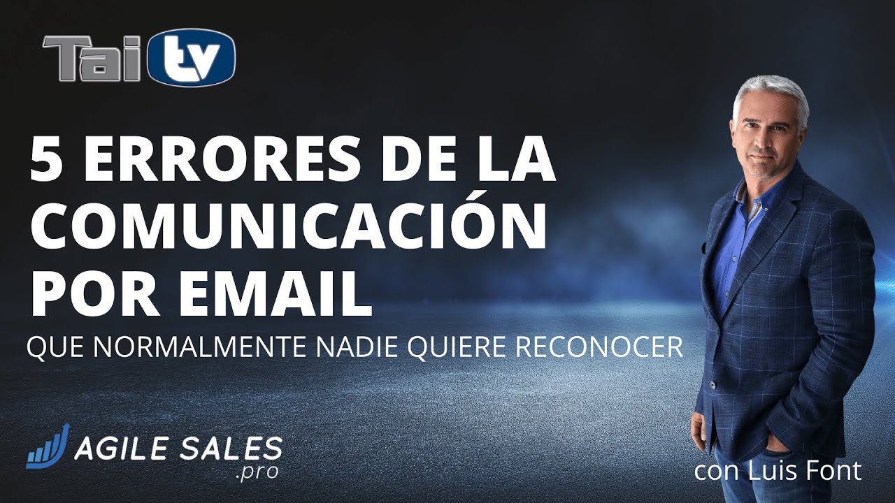 Cinco errores de la comunicación por email