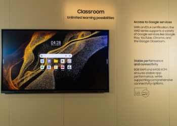Samsung Interactive Display WAD, nueva pantalla basada en Android para un aprendizaje fluido e intuitivo