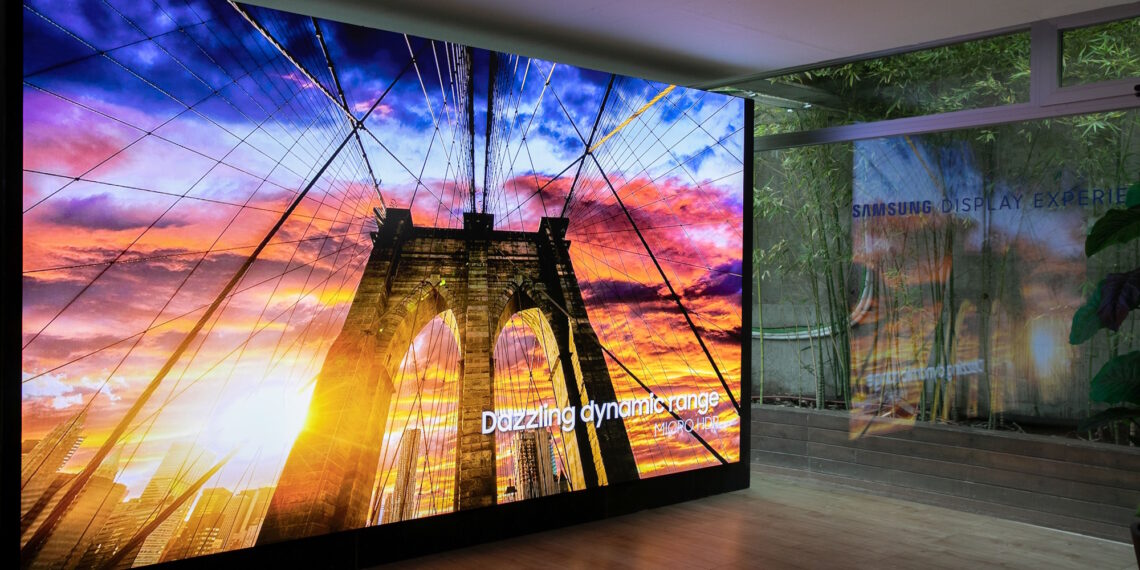 Palabras mayores en tecnología LED con The Wall de Samsung